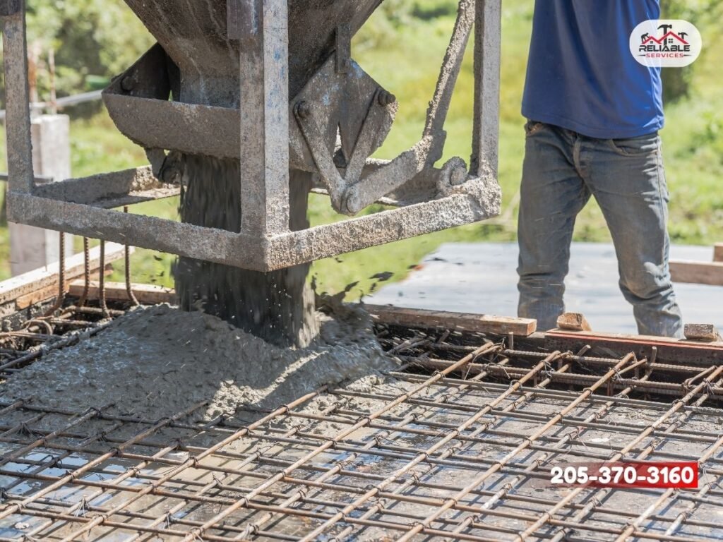 Affordable concrete slab installation Birmingham