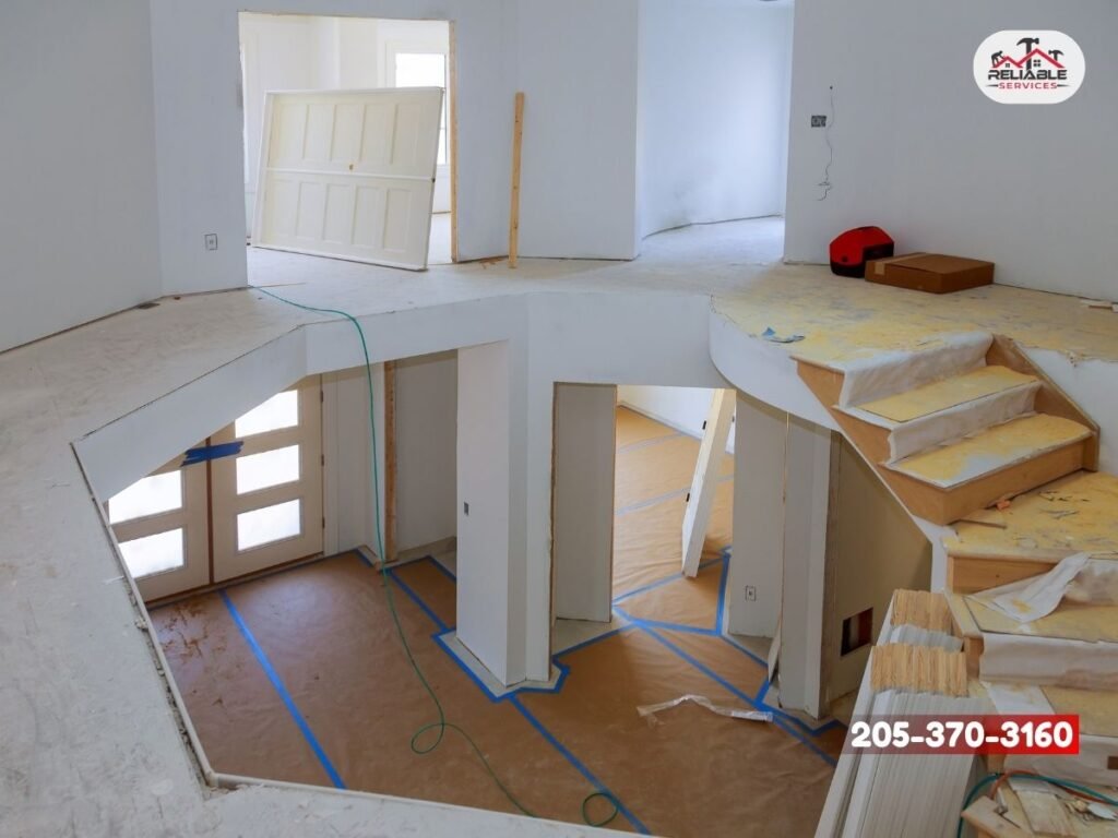 Full home remodeling services in Birmingham, AL. Full renovations, custom upgrades, and roofing. Call Reliable Services Roofing today!