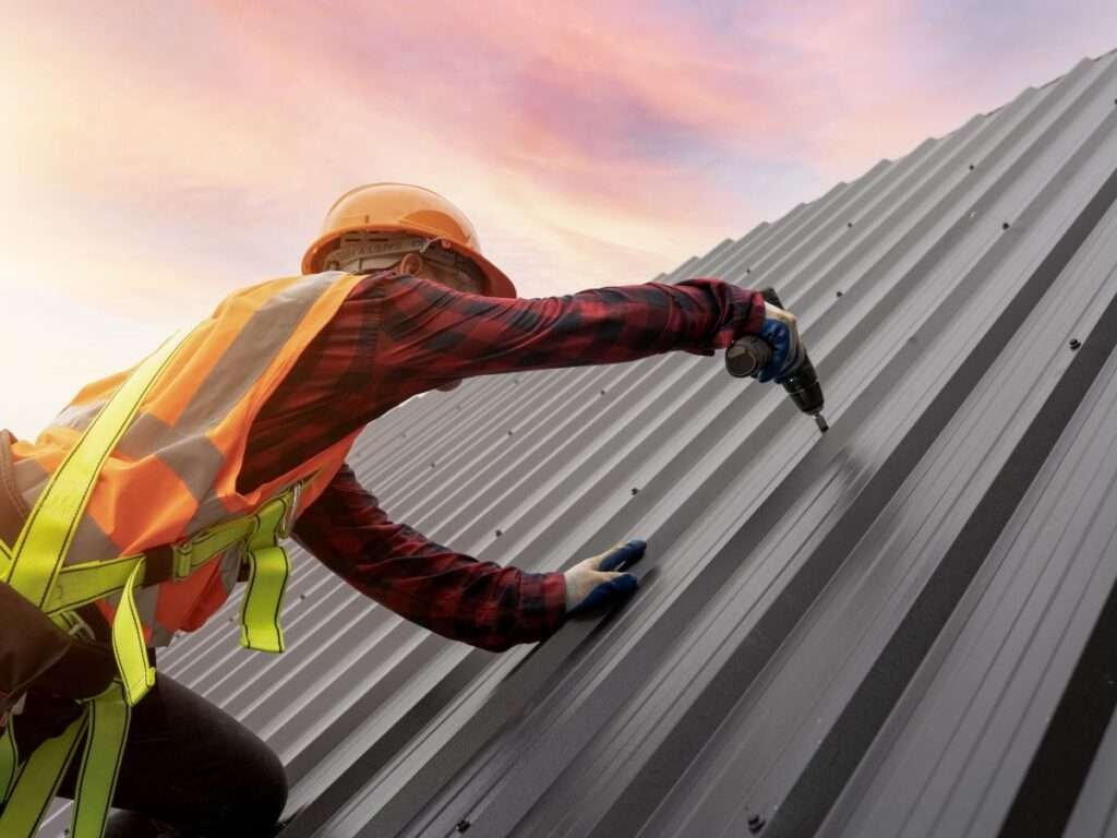 Metal roof installation in Birmingham