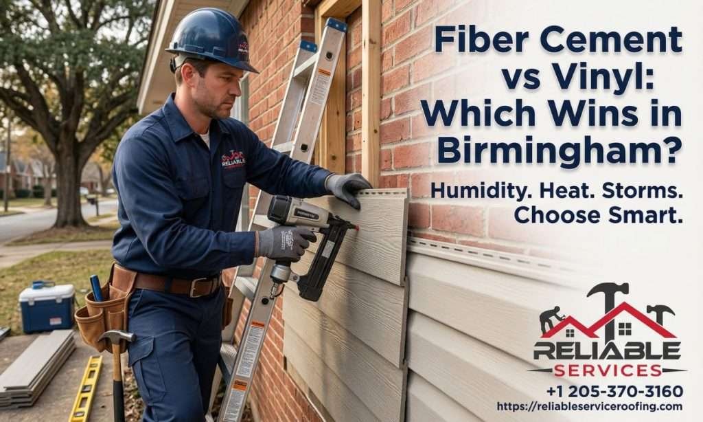 Fiber Cement vs Vinyl Siding: Birmingham Climate Comparison