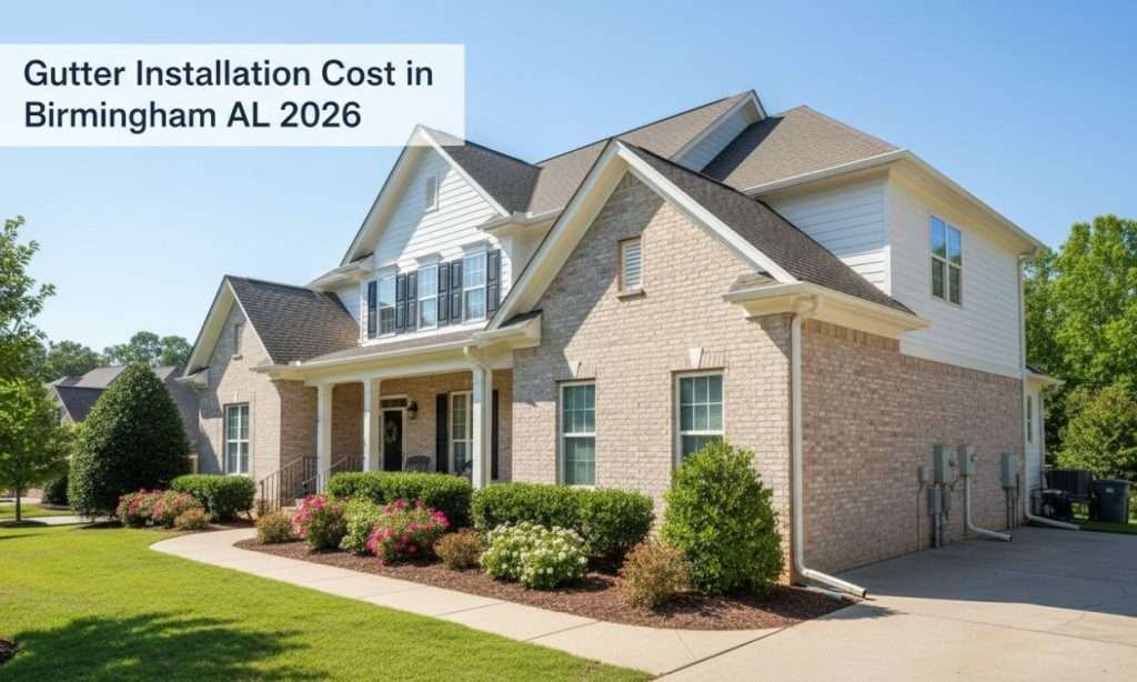 Gutter Installation Cost in Birmingham AL 2026