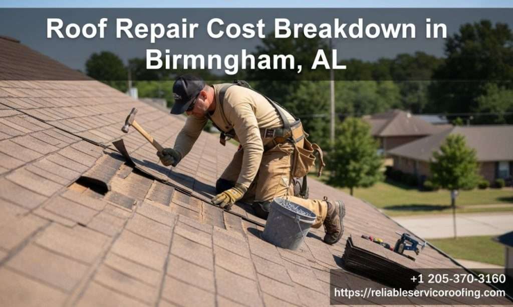 Roof Repair Cost Breakdown in Birmingham, AL