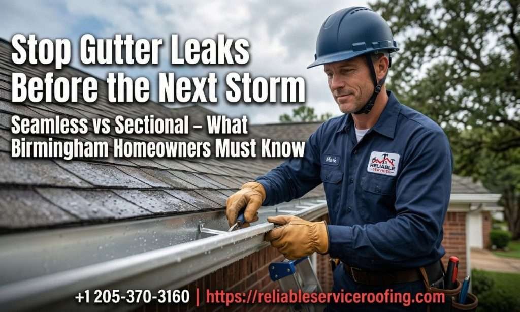 Seamless vs Sectional Gutters: Birmingham Climate Considerations