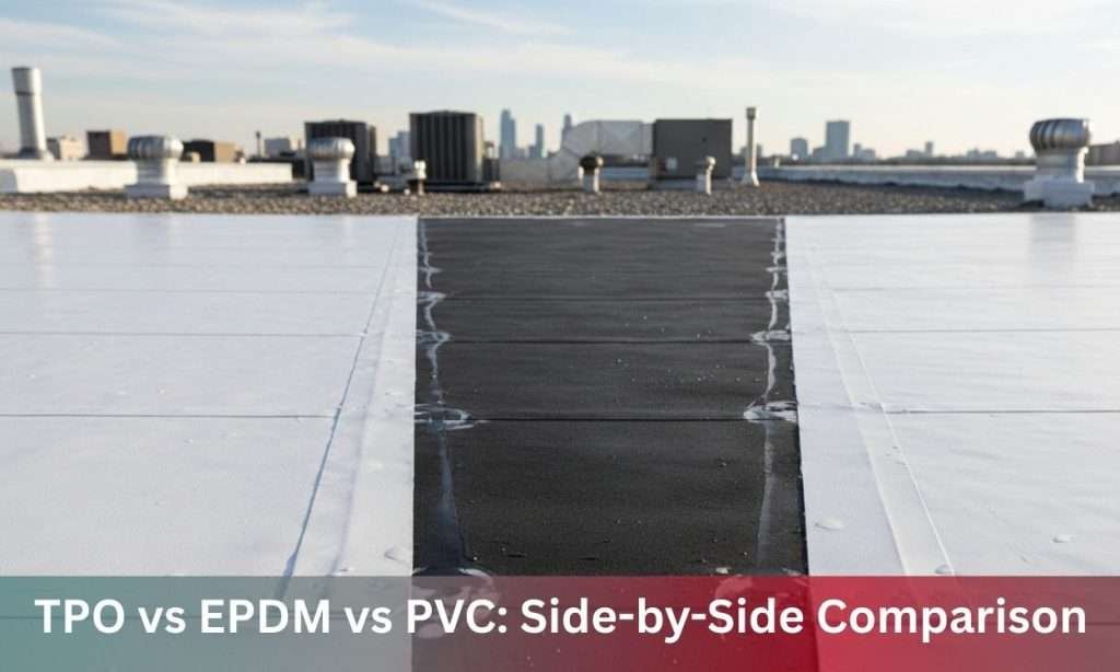 TPO vs EPDM vs PVC: Side-by-Side Comparison