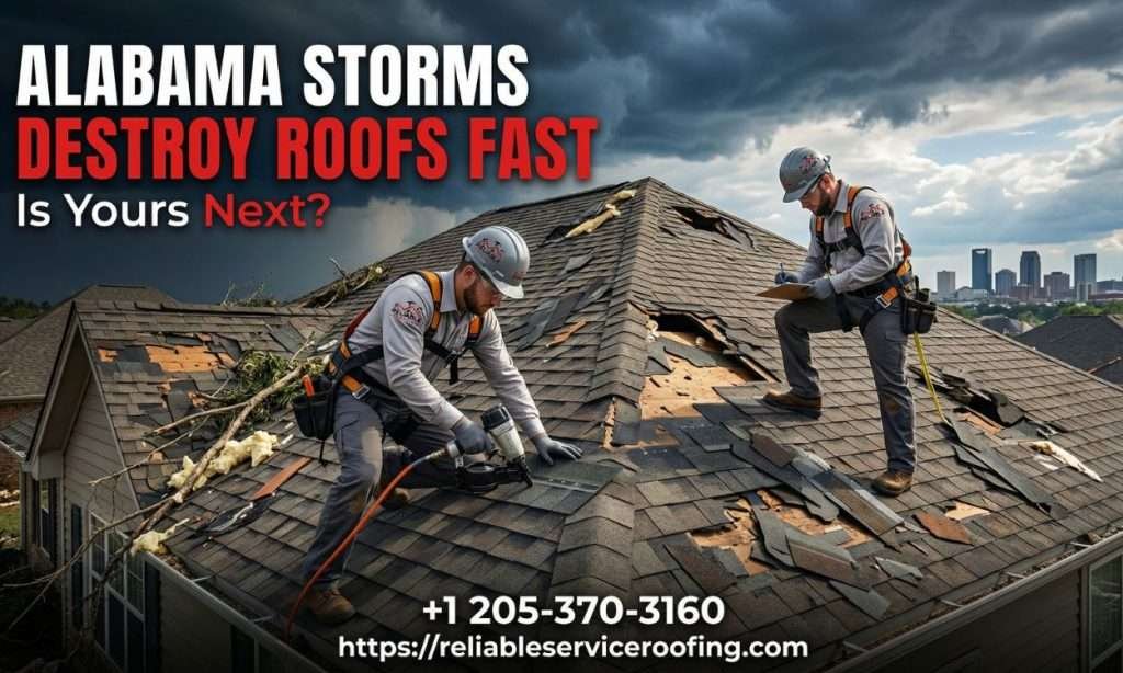 Alabama Storm Damage Is Your Birmingham Roof at Risk