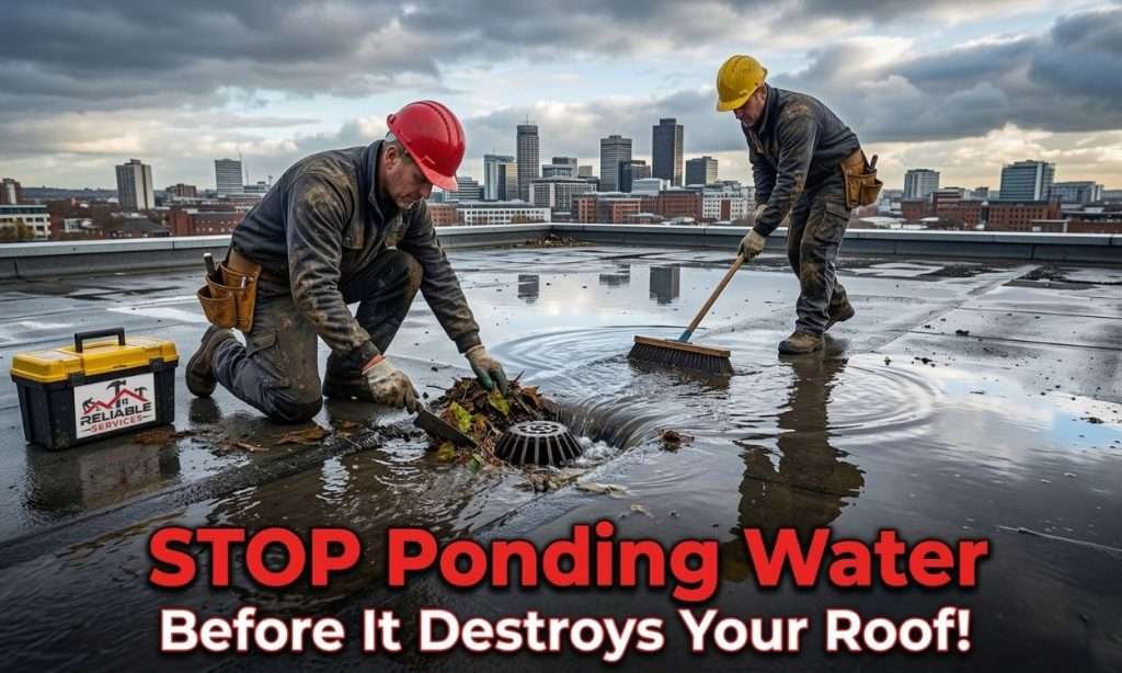 Common Flat Roof Problems in Birmingham Businesses