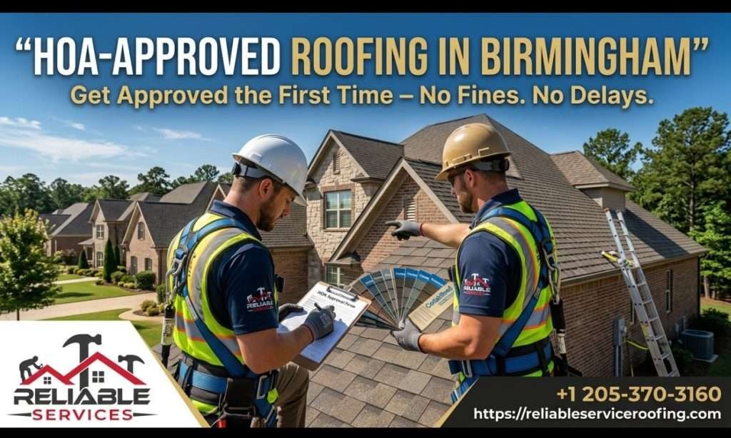 HOA-Approved Roofing Materials in Birmingham Communities