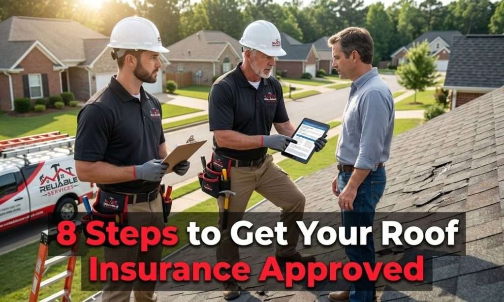 Insurance Claim Process for Storm Damage Roof Repair in Alabama.