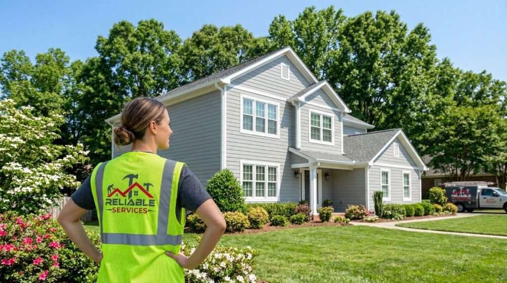 Interior painting Knoxville TN – Beautiful modern interior paint job completed by Reliable Services