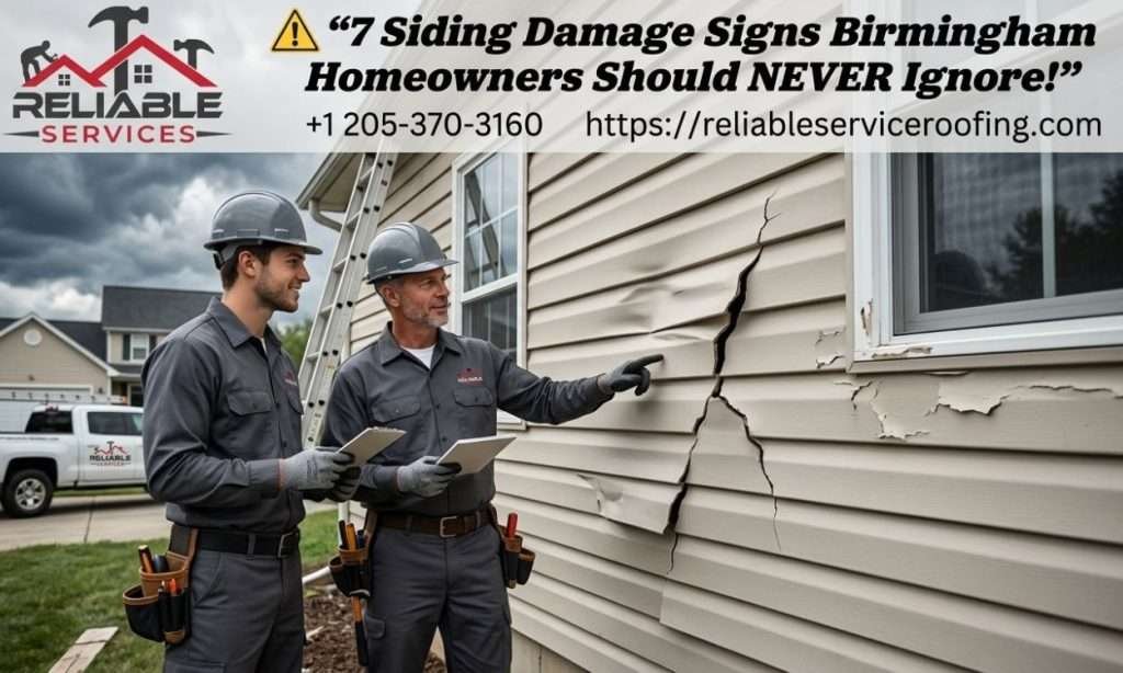 Siding Damage Signs: When to Replace Your Birmingham Home’s Siding