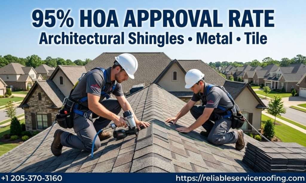 Luxury Roofing Solutions with Proven HOA Approval in Vestavia Hills, Alabama
