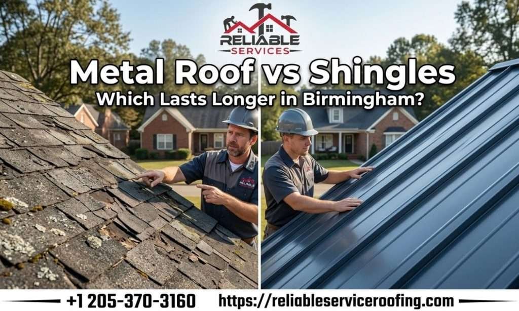 Metal Roof vs Shingles in Birmingham Which Roof Lasts Longer
