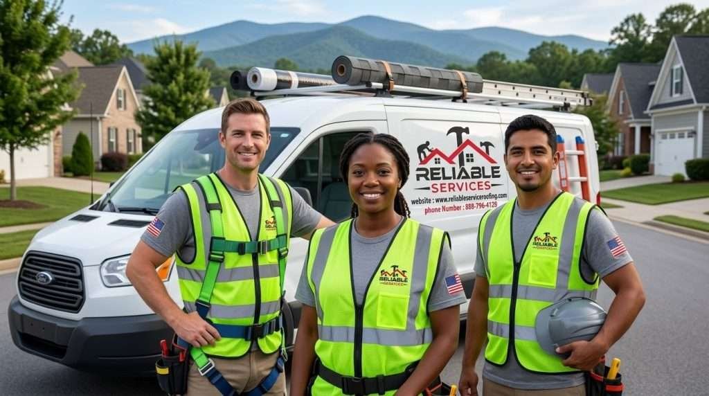 Reliable Services Knoxville TN roofing team — your trusted local experts for 24_7 emergency roof tarping and storm damage repair
