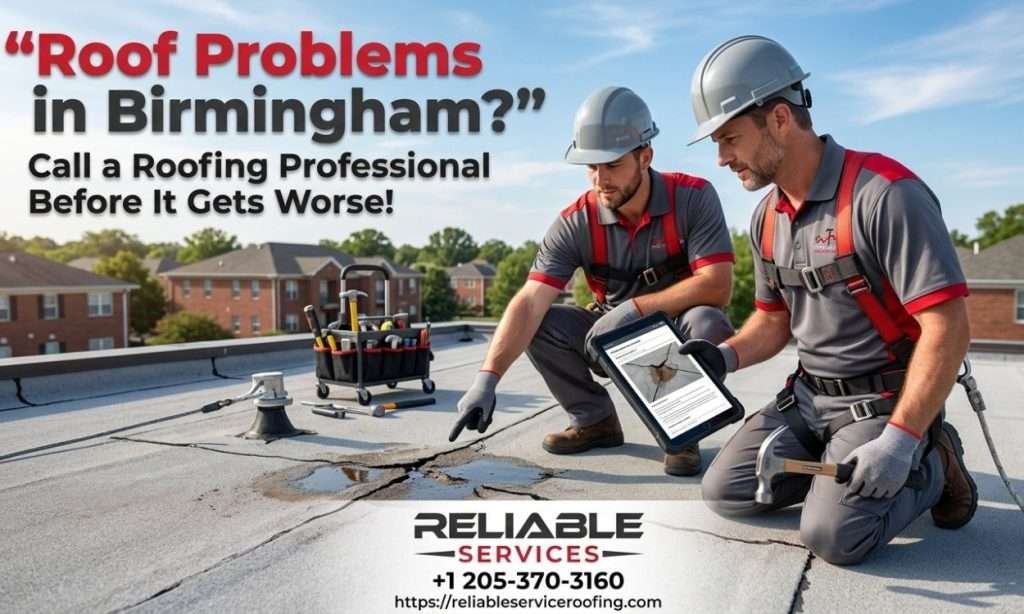 Roof Problems in Birmingham? When to Call a Professional Roofer Before Damage Gets Worse