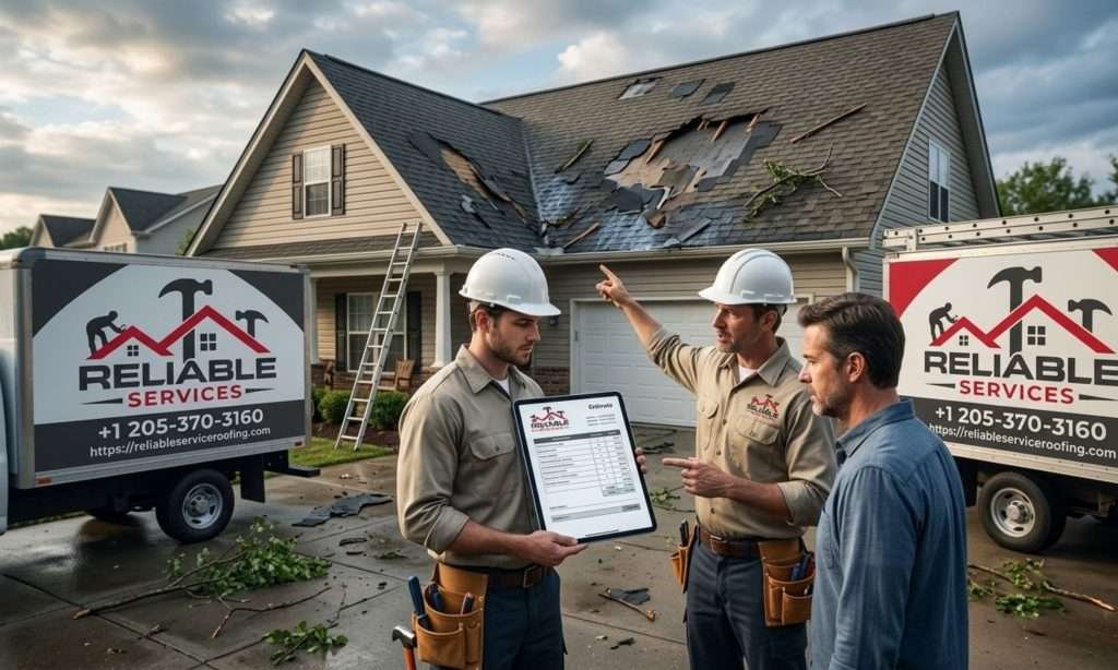 Storm-Damaged Roof in Birmingham Get a Clear Repair Estimate Today