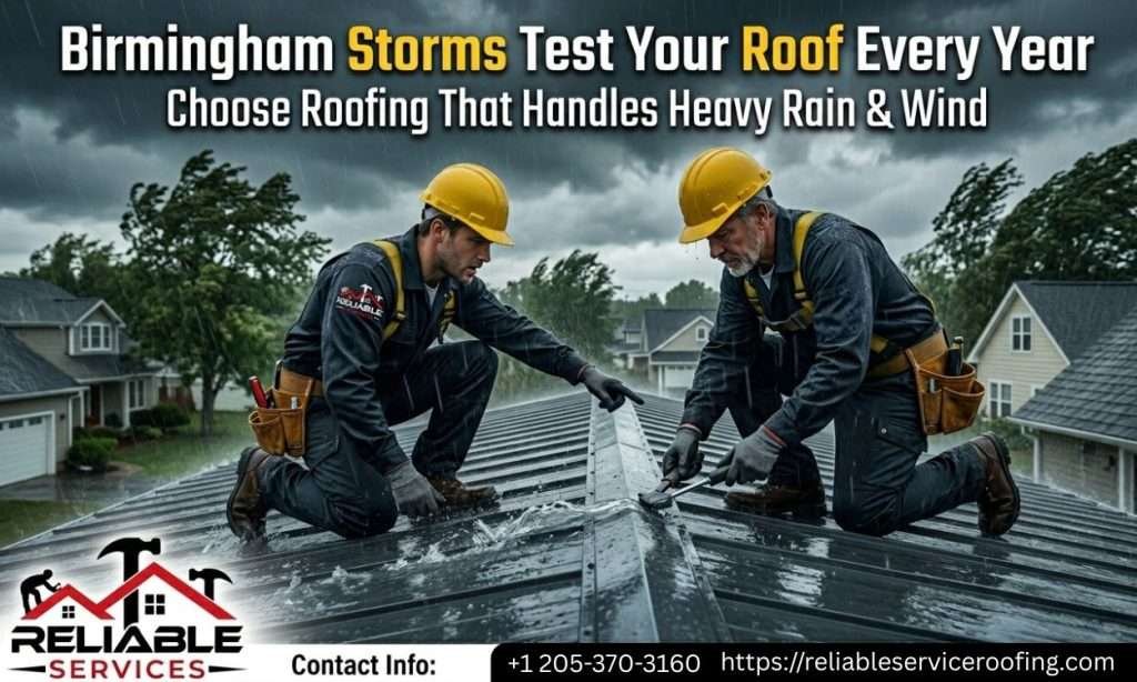 Storm-Ready Roofing Protecting Birmingham Homes from Rain and Wind