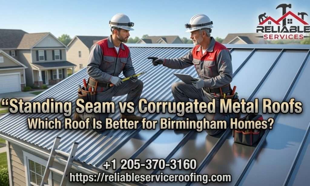 Standing Seam vs Corrugated Metal Roofing Comparison