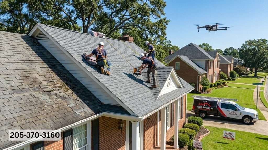 Birmingham AL roof inspection and replacement by Reliable Service Roofing - professional local roofing experts