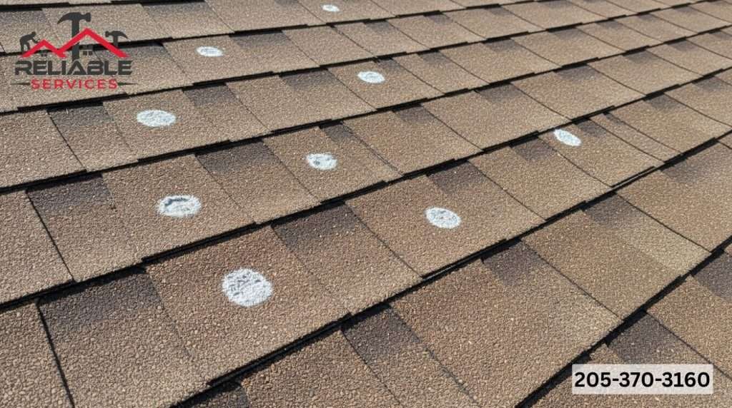 Free hail wind roof inspection Birmingham pros
