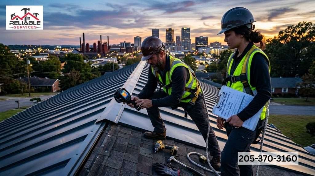 Free roof lifespan inspection Birmingham AL pros
