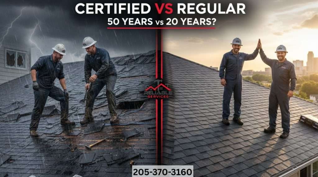 GAF vs regular roofing comparison Birmingham AL