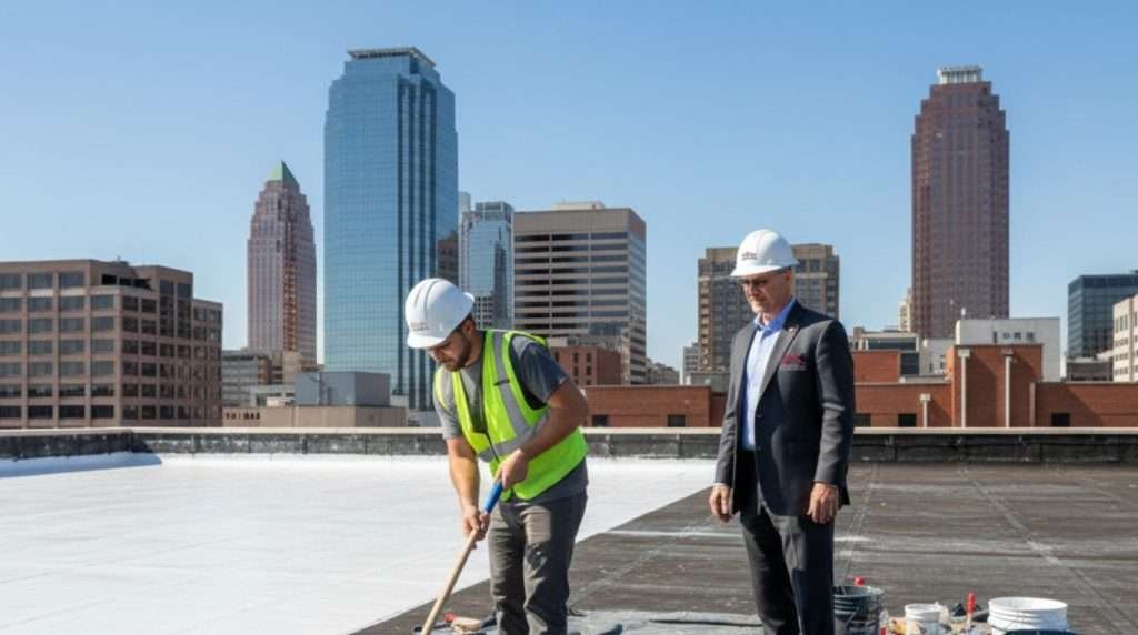 Flat Roof Coating: Benefits for Birmingham Commercial Properties