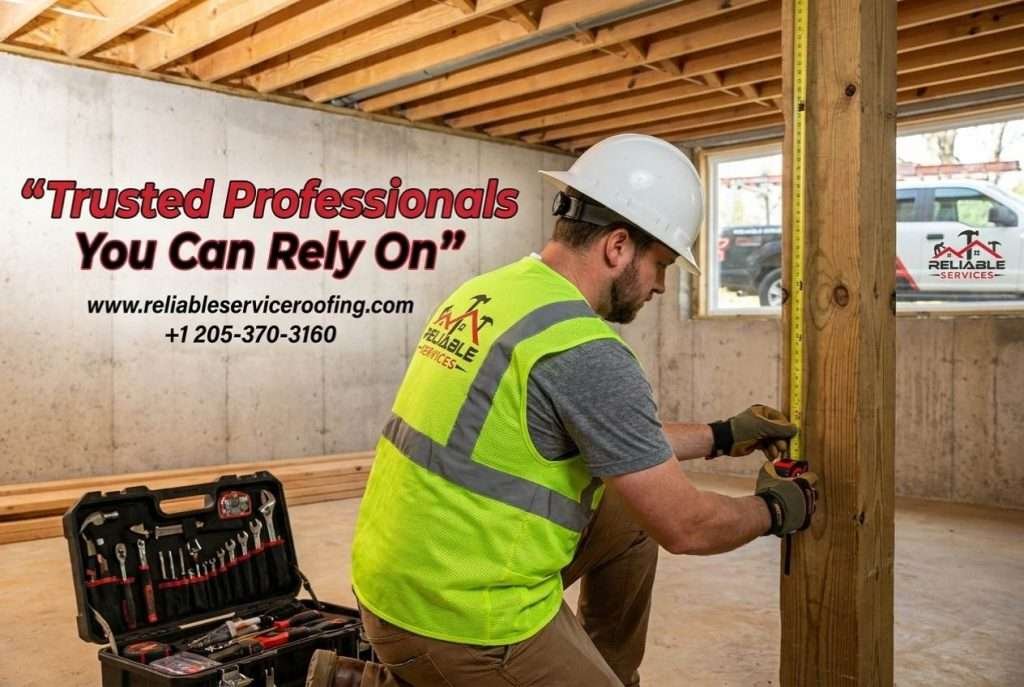 Professional Contractor at Work