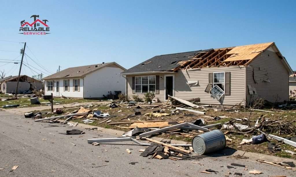 Structural Damage from Storms in Central Alabama