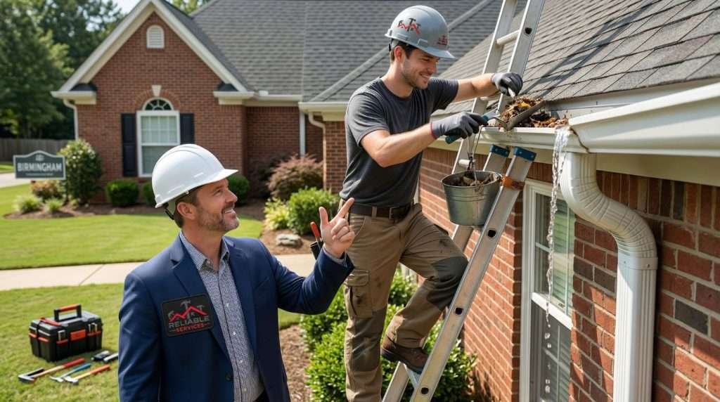 Why Choose Reliable Service Roofing for Gutter Cleaning