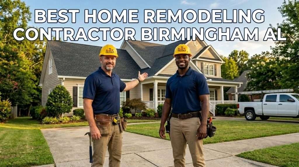 Best home remodeling contractor Birmingham AL – Reliable Service Roofing team at newly renovated home