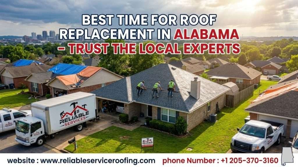 Best time for roof replacement in Alabama - Reliable Services Roofing