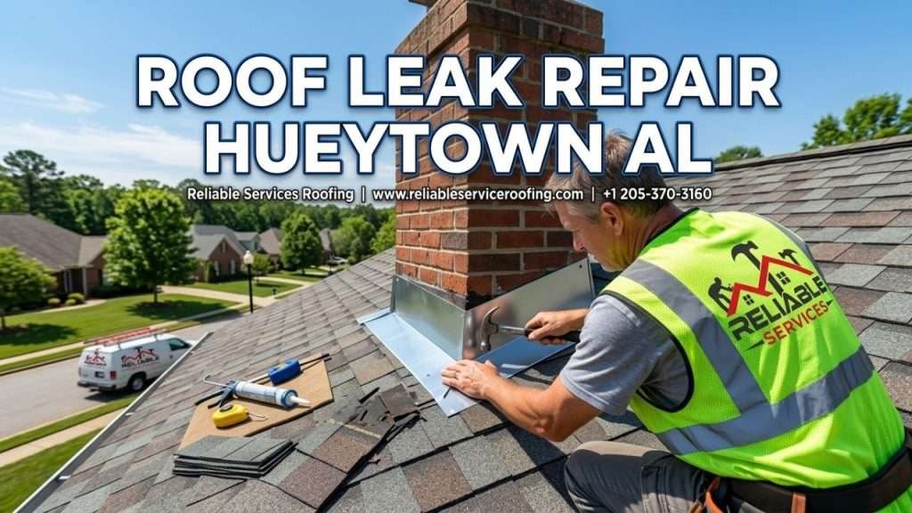 Emergency roof leak repair Hueytown AL - Reliable Services Roofing