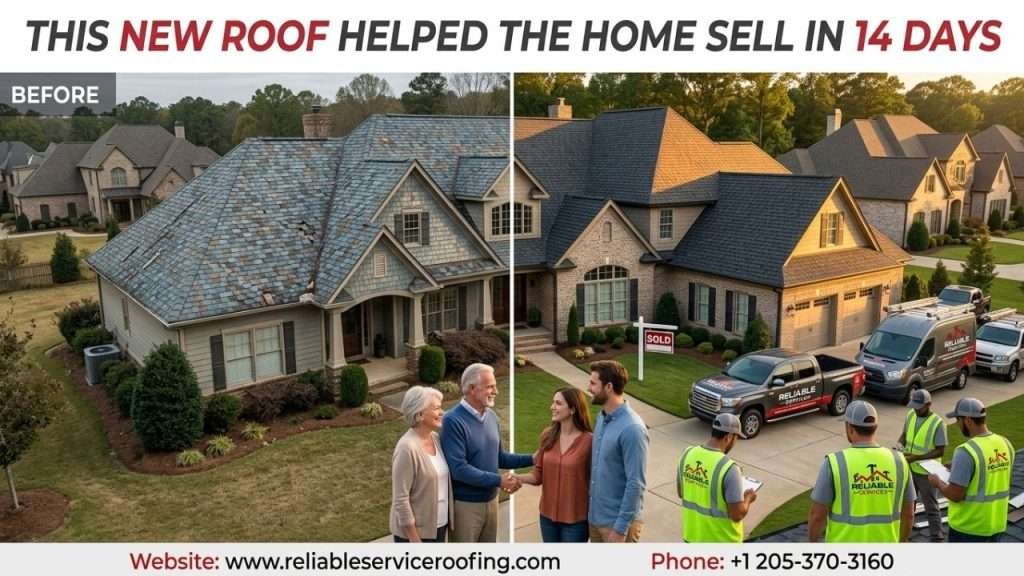 New roof helping Alabama house sell fast