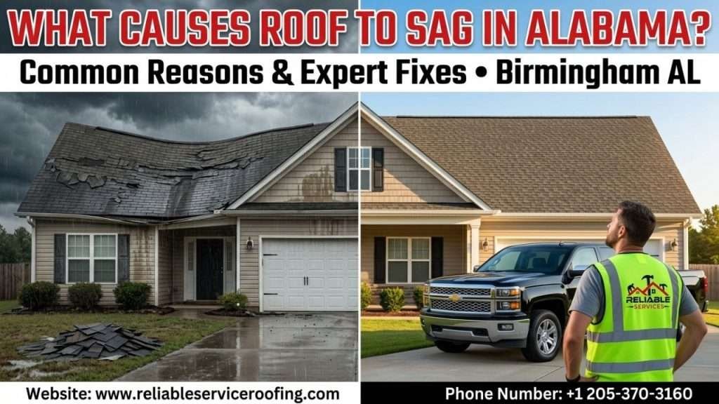 What Causes Roof to Sag in Alabama? Common Reasons & How to Fix It in Birmingham