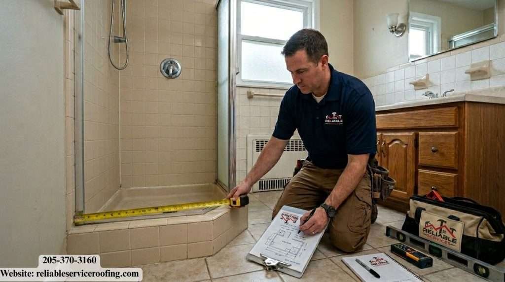 Bathroom remodel work planning