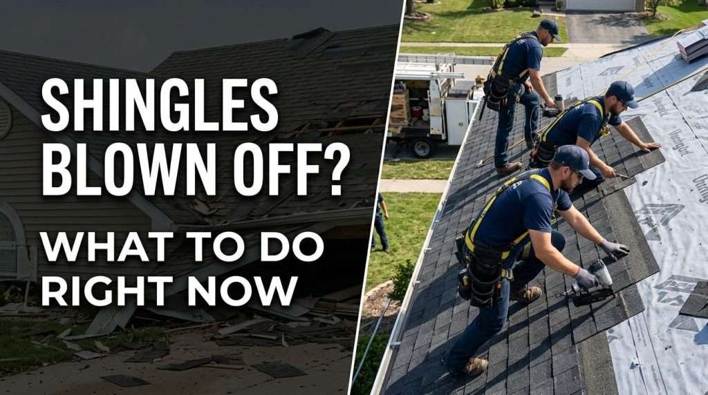 Emergency roof storm damage guide by Reliable Service Roofing