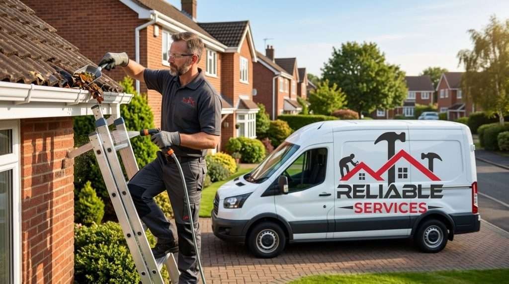Professional gutter cleaning service