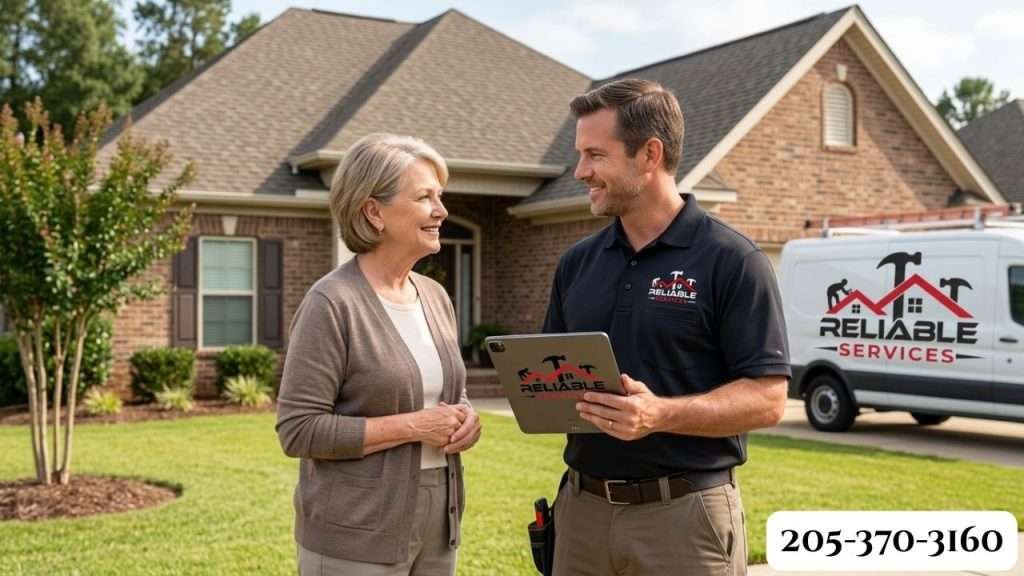 Roof inspection consultation