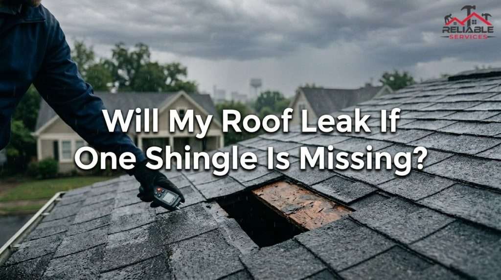 Will My Roof Leak If One Shingle Is Missing? (Honest Answer)