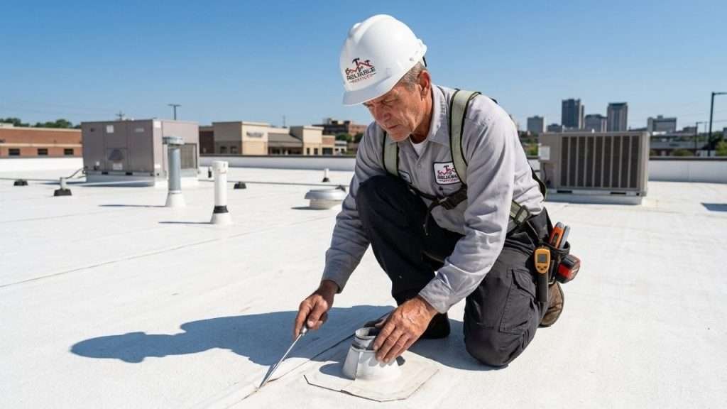 TPO roof inspection by reliable contractor in Birmingham AL